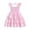 Pink, variant on LOVZFMLL Toddler Kids Cute Lattice Sleeveless Stretchy Dress Tiered Skirt Princess Dress