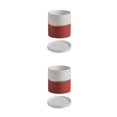 thumbnail image 1 of kurtrusly Ceramic Flower Pots For Small Spaces And Easy To Maintain Herbs Ceramic Flowerpot Ceramic Pot Planter Eco-friendly red 11*11 2Set, 1 of 6