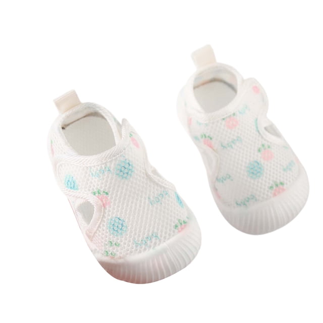 Liyamei Spring And Summer Boys And Girls Baby Children's Perforated Breathable Net Sandals For Learning To Walk Pink 16-20 Months