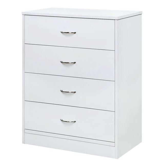 Mainstays Commode à 4 Tirois, Blanc