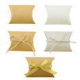 thumbnail image 3 of relayinert 50pcs Paper Pillow Case Gift Box Wedding for Candy Storage Bag Boxes Jewelry Crafts Gift Small Gifts Container Yellow Pillow Case, 3 of 5