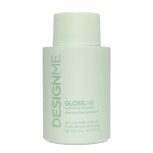 GLOSS.ME Hydrating Shampoo by DESIGNME | Hemp &amp; Argan Oil Shampoo Adds Softness &amp; Shine | Straight, Wavy, or Curly Hair Shampoo | Sulfate-Free &amp; Color-Safe Moisturizing Shampoo