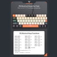thumbnail image 4 of Graflsoa 68-Key Compact Mechanical Keyboard with RGB Backlight, USB-C, Blue/Red Switch Options, 1.5m Cable, 5V/120mA, 312x104x35mm, 410g, 4 of 7