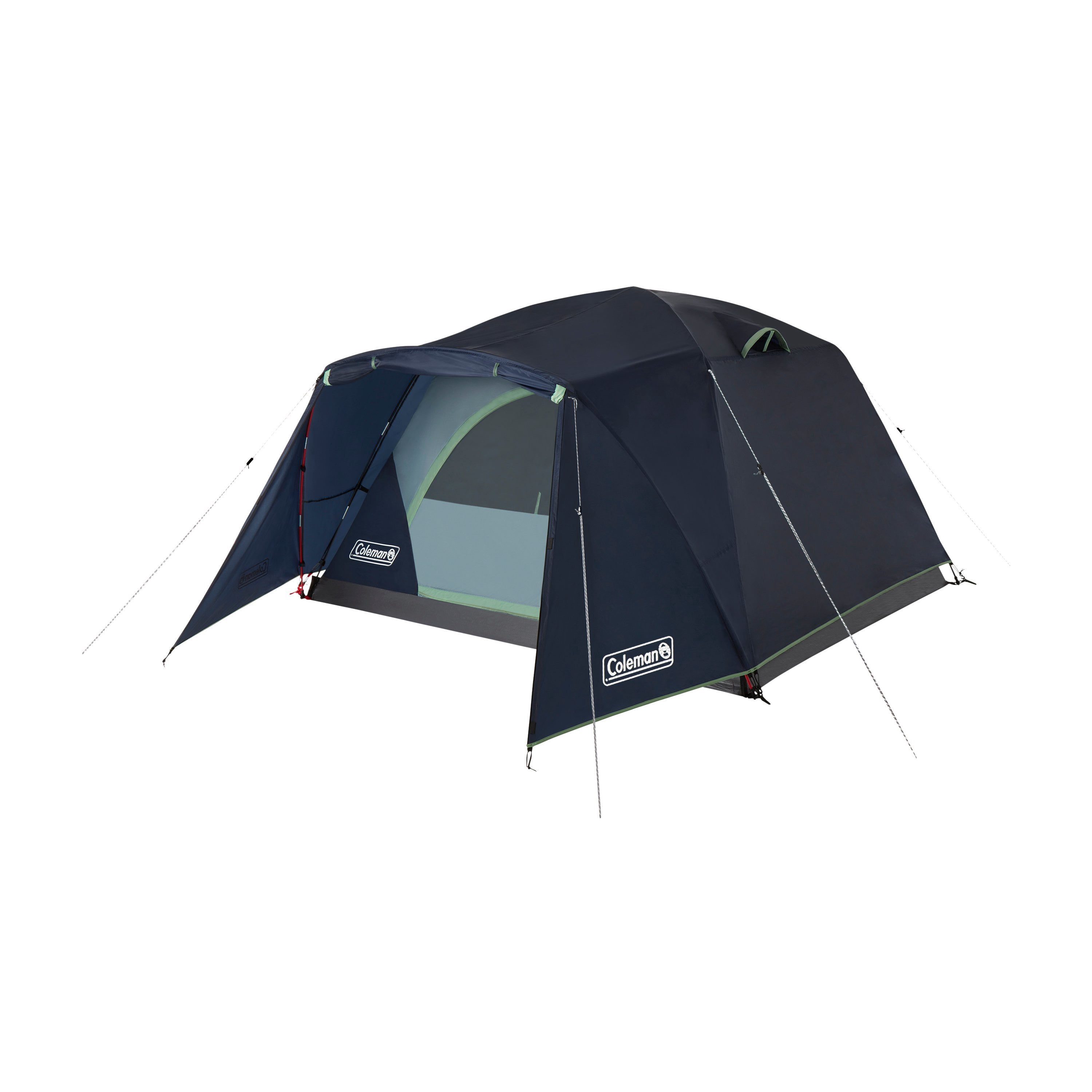 Coleman Skydome 4-Person Camping Tent with Full-Fly Vestibule, Blue Nights