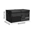 thumbnail image 3 of Dvkptbk Foldable Car Trunk Organizer with Lid Collapsibles Storage Box for Backseat Multifunction Waterproof Portable Camping Travels Gear Container home decor, 3 of 6