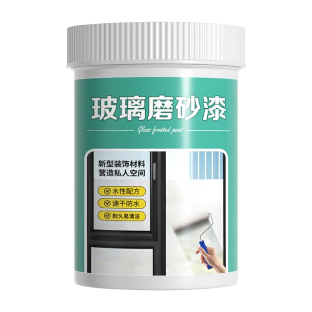 Jubipavy 500ml AntiPeeping Water-Based Glass Frosted Paint Translucent Waterproof Glass Coating For Office And Home Use
