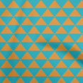 thumbnail image 1 of oneOone Georgette Viscose Teal Green Fabric Geometric Sewing Craft Projects Fabric Prints By Yard 42 Inch Wide, 1 of 5