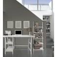 thumbnail image 3 of Trestle Modern White Computer Desk Table by Convenience Concepts | 090107W, 3 of 3