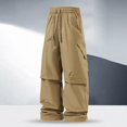 thumbnail image 2 of Pantalon Décontracté pour Hommes, Coupe Ample, Jambe Droite, Design pour Confort et Style Moderne, 2 of 9