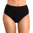 thumbnail image 1 of Women's High Waisted Bikini Bottom Full Coverage Bathing Suits Bottoms Tummy Control Swim Bottom Briefs, 1 of 6
