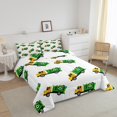 thumbnail image 3 of Erosebridal Garbage Truck Bedding Queen Comforter Set, Cartoon Car Down Comforter, Construction Vehicle Decor, 3pcs, 3 of 7