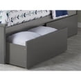 thumbnail image 1 of AFI Urban Tiroir de Lit en Bois Massif pour Lit Simple Ou Double, Gris (Ensemble de 2), 1 of 10