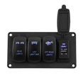 thumbnail image 3 of Loewten Led Light Bar Switch, Waterproof Dual Light Switch, For Cars, Motorcycles Other Vehicles Yachts, Trailers Buses, Ships, Cars, 3 of 8