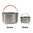thumbnail image 2 of Steamer Insert Steamer Pot Stainless Steel Basket Rice Steamer Pressure Cooker, 2 of 8