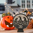 thumbnail image 5 of WHEANG Halloween Decorations Indoor Glass Globe 6.3" Battery Operated LED Lights With Bat Pattern Black Halloween Decor For Table Home, 5 of 5