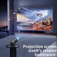 thumbnail image 4 of LED Movie Projector, 480x360 Resolution Portable WiFi Projector with 270 Adjustable, 150 ANSI, HIFI Speakers, 25dB Low Noise, 14 to 150 inch Screen Size, 4 of 7
