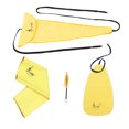 thumbnail image 1 of Saxophone Sax Cleaning Care Kit 3pcs Cleaning Cloth + Mouthpiece, 1 of 8