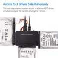thumbnail image 4 of USB 3.0 to IDE & SATA Converter External Hard Drive Adapter Kit 2.5"/3.5" Cable, 4 of 10