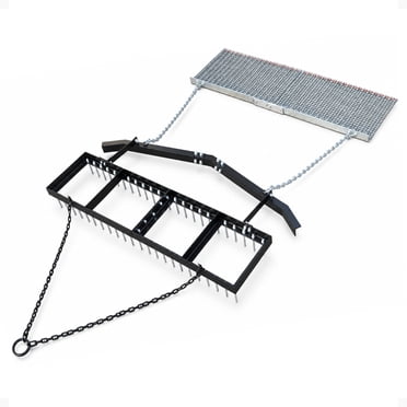 Yard Tuff 6' Spike Drag with Surface Leveling Bar and Drag Mat for ATV/UTVs