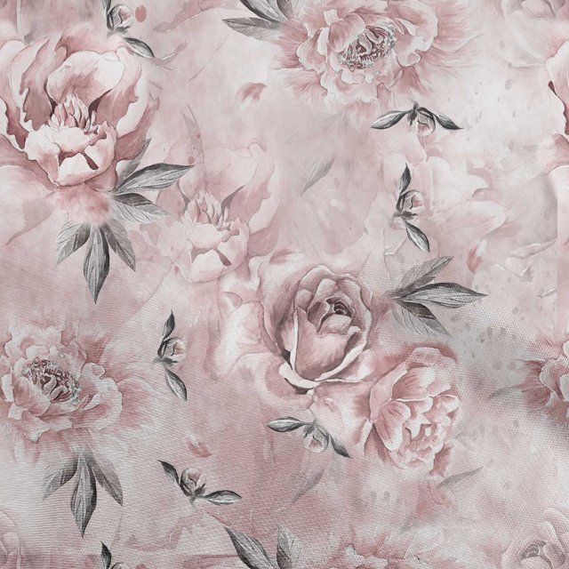 oneOone Silk Tabby Dusty Purple Fabric Florals Craft Projects Decor Fabric Printed By The Yard 42 Inch Wide