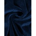 thumbnail image 4 of INSPIRE CHIC Robe Évasée à Manches Courtes à Col Contrastant pour Femme TP Bleu, 4 of 5