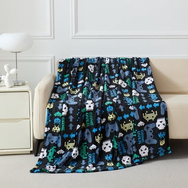 Mainstays Kids Plush Throw Blanket Gamer, 50 in x 60 in