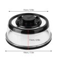 thumbnail image 1 of Food Sealer, Vacuum   Cover, Black Stackable For Home Restaurant Kitchen Accessory 15 X 19 X 7.5cm, 1 of 7