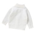 thumbnail image 2 of 2025 Chandails pour Garçons Chandails à Capuchon pour Garçons Tricot Torsadé Col Roulé Veste Douce Légère Chaude Col Montant Chandails à Capuchon pour Enfants, 2 of 9