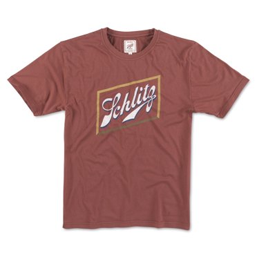 Schlitz Beer Red Men's Logo T-Shirt-Small