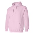 thumbnail image 2 of Gildan Mens Heavy Blend Hooded Sweatshirt, S, Light Pink, 2 of 4