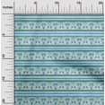 thumbnail image 2 of oneOone Rayon Turquoise Blue Fabric Asian Ornamental Tile Craft Projects Decor Fabric Printed By The Yard 56 Inch Wide, 2 of 4