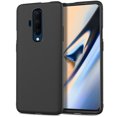 thumbnail image 1 of OnePlus 7 Pro back Case simple black Design Flexible Bumper TPU Soft Rubber Silicone Cover Phone Case for OnePlus 7 Pro, 1 of 7