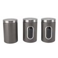 thumbnail image 1 of Stainless Steel Airtight Canisters Coffee Storage, Large Capacity Food Grade Container with Visible Window for Coffee Beans Multifunctional Kitchen Canister Set, 1 of 7