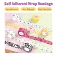thumbnail image 4 of Graflsoa 4-Pack Adhesive Writing Finger Bandages, Anti-Callus Non-Woven Wraps, 1.0 Inch x 5 Yards, Cute Cow Design for Students, Comfortable & Breathable, 4 of 6
