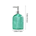 thumbnail image 3 of UsRHHA Glass Hand Soap Dispenser Bottle, Refillable Soap Dispenser for Bathroom, Reusable Lotion Shampoo Dispenser for Kitchen Countertop Sink, 3 of 6