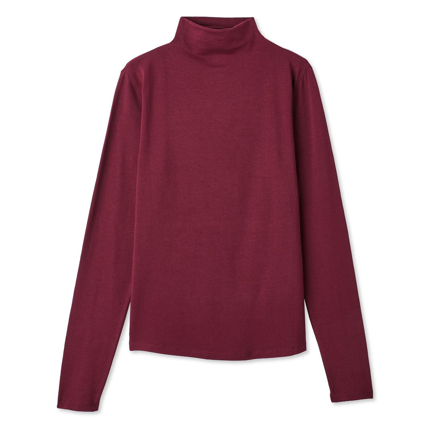 George Women's Mock-Neck Long-Sleeve T-Shirt