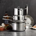 thumbnail image 2 of Tramontina Signature Tri-Ply Base Stainless Steel 8-Piece Cookware Set with Lids, Dutch Oven, Pots & Pans Kitchen Set, Induction-Ready, Oven-Safe, Dishwasher-Safe, 2 of 9