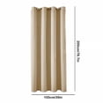 thumbnail image 3 of CQCYD Liquidation à Moins de 5 $ Panneau de Rideau Occultant, Rideaux Paire de Panneaux de Rideau 39 Po L X 78 Po L Ensemble de Rideaux Empilables Rideaux Élégants pour Chambre Rideaux à Oeillets Rideaux, 3 of 6