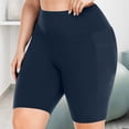 thumbnail image 2 of Wlynlyn Plus Size Biker Shorts for Women High Waisted Compression Yoga Tights Quick Dry Workout Shorts, 2 of 7