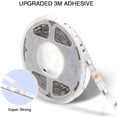 thumbnail image 4 of DAYBETTER 50ft Bluetooth LED Strip Lights,Music Sync 5050 LED Light Strip RGB with Remote Control,Timer Schedule,Color Changing Led Lights for Bedroom(APP+Remote +Mic), 4 of 7