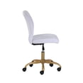thumbnail image 3 of Mainstays – Fauteuil de bureau en velours duveteux, 3 of 9