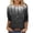 Dark Gray, variant on Womens Summer Tops 3/4 Sleeve Casual Summer Outfits for Women for Daily Wear Office Attire Weekend Outings