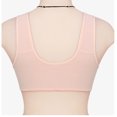 thumbnail image 4 of WZXFASHION Women Sexy Lace Front Button Shaping Cup Adjustable Shoulder Strap Large Size Underwire Bra Bra Pink 40, 4 of 8