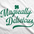 thumbnail image 2 of Mens Magically Delicious Funny Sarcastic St Patricks Day Saint Pattys Clover (White) - 5XL, 2 of 4