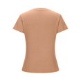 thumbnail image 4 of GigrtiJin Womens Basic T-Shirts Summer Crew Neck Short Sleeve Crop Tunic Tops Cute Slim Solid Color Comfy Blouses, 4 of 6