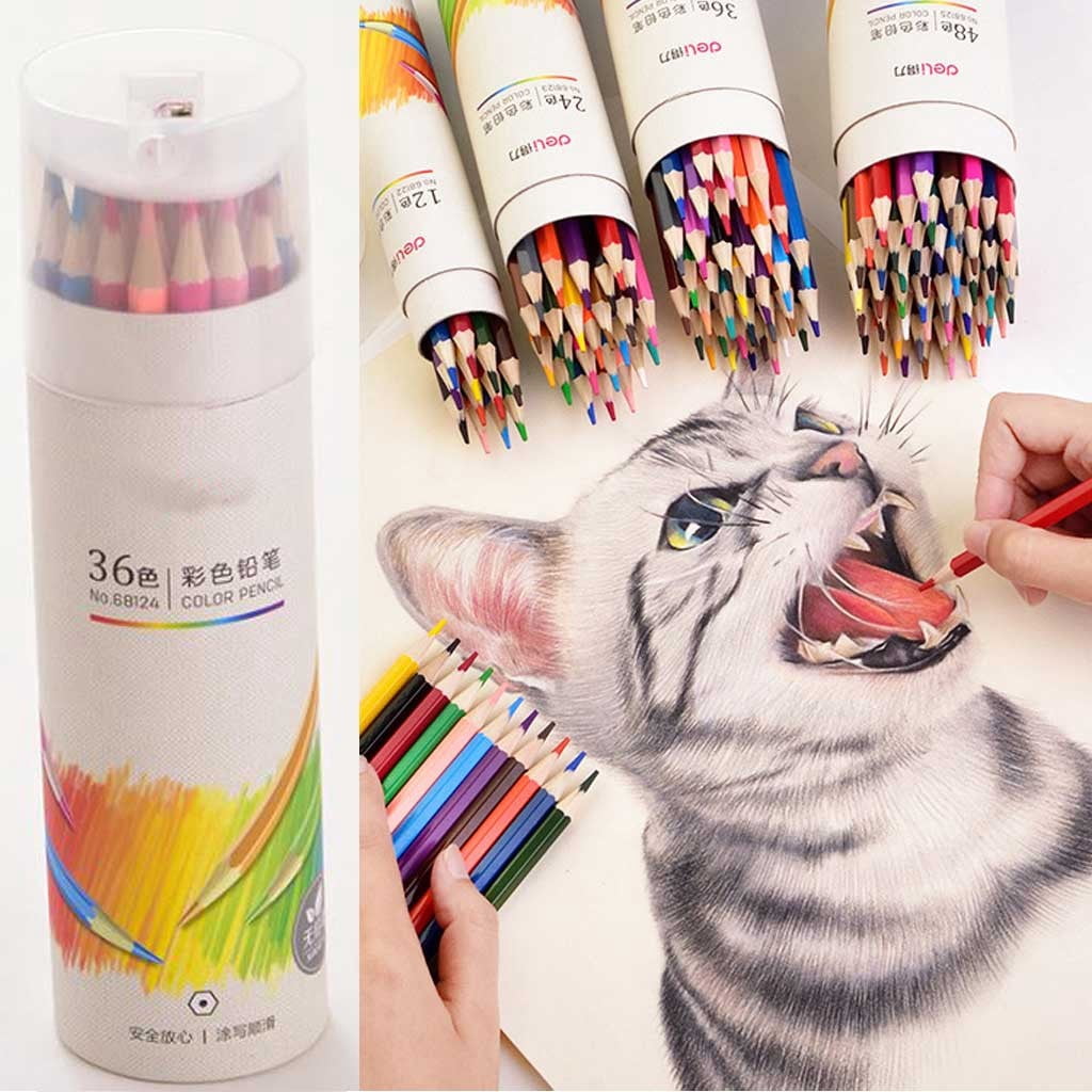 Watercolor Sketching Tool Set with Drawing Pencils Markers and Artist Brushes for Art Stationery Supplies