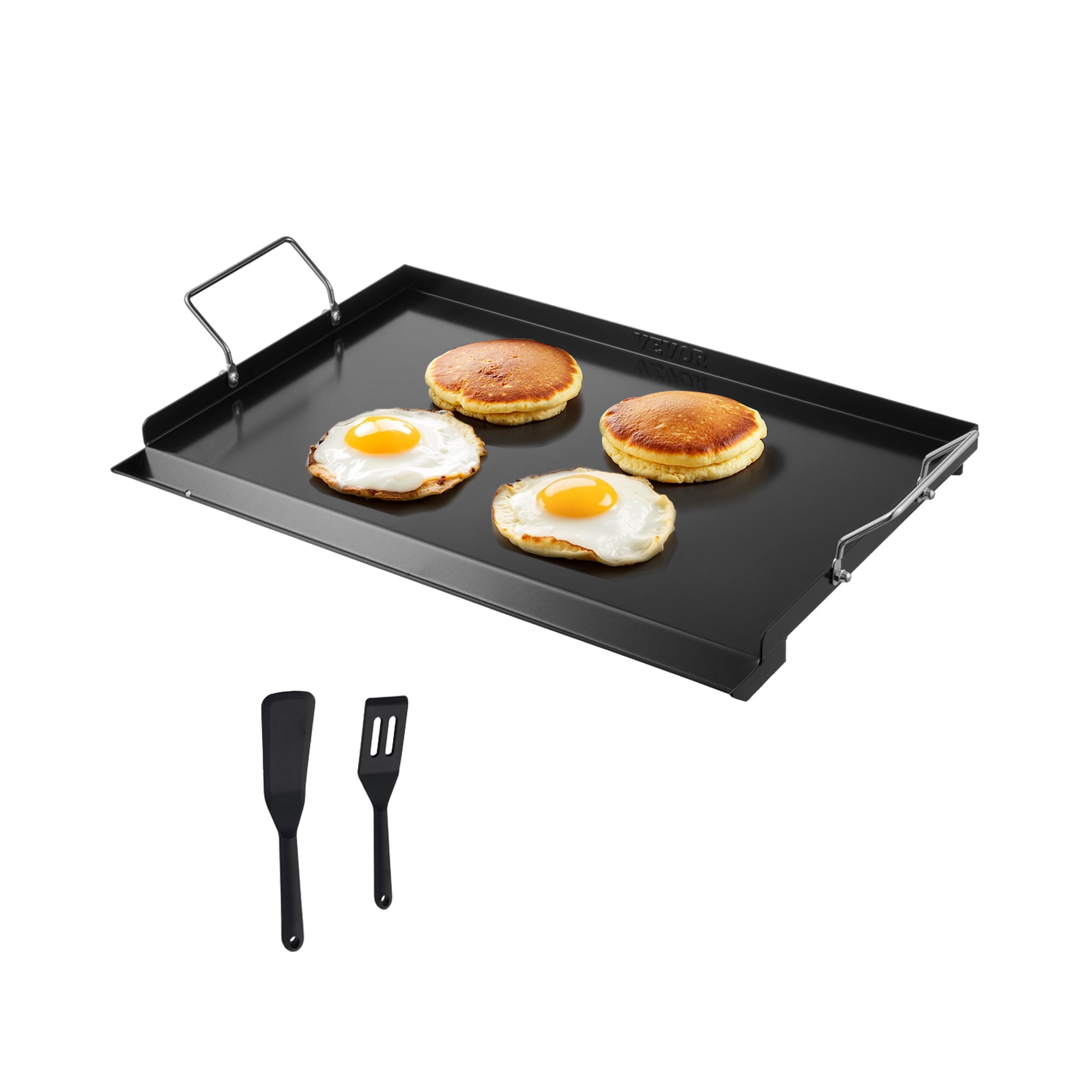 Vevor 24x16 In Flat Top Griddle Carbon Steel Universal Bbq Grill Pan Cookware 24" X 16"