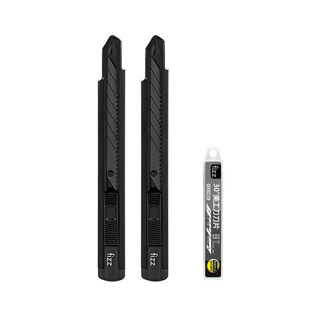 Amdohai Youpin Fizz Paper Cutter Retractable Cutter Tool Knife Stationeries For School Office Self-Locking Aluminum Alloy Design Metal Blade