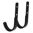 thumbnail image 3 of J 2PCS Wall Mount Hangers Stainless Steel Storage Rack J Hook for Archery Bow Hunting Equipment Black, 3 of 8