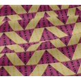 thumbnail image 5 of oneOone Viscose Jersey Fabric Stripe|Diamond & Triangle Geometric Print Sewing Fabric BTY 60 Inch Wide, 5 of 5